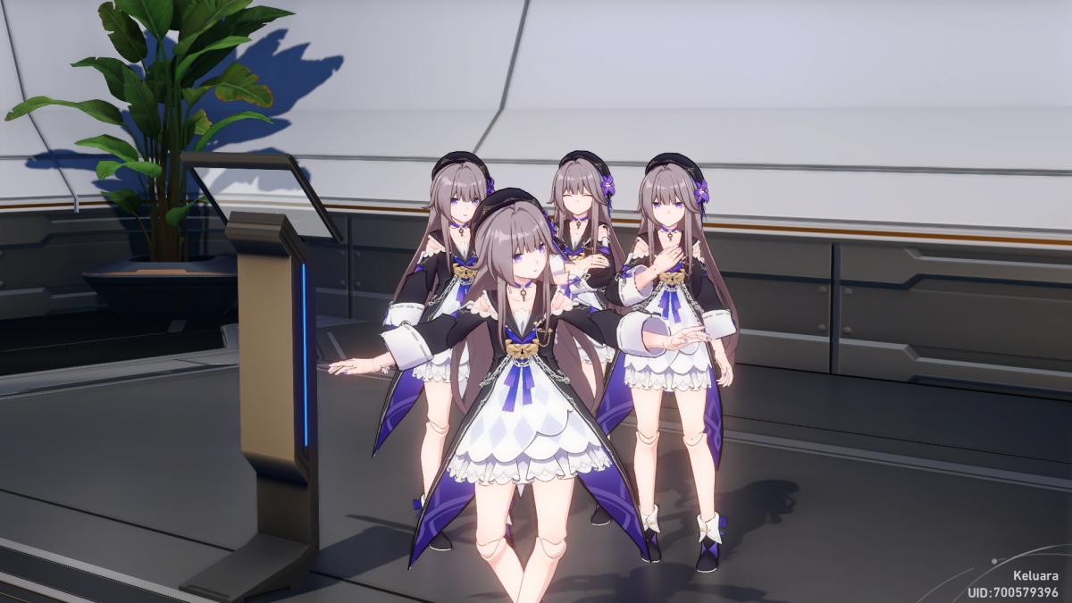Honkai: Star Rail screenshot showing four Herta puppets.